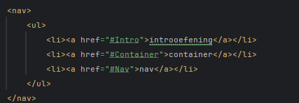 code van de navigatie